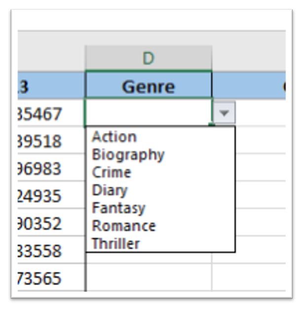 Drop-down list in Excel, create and use drop-down list in Excel