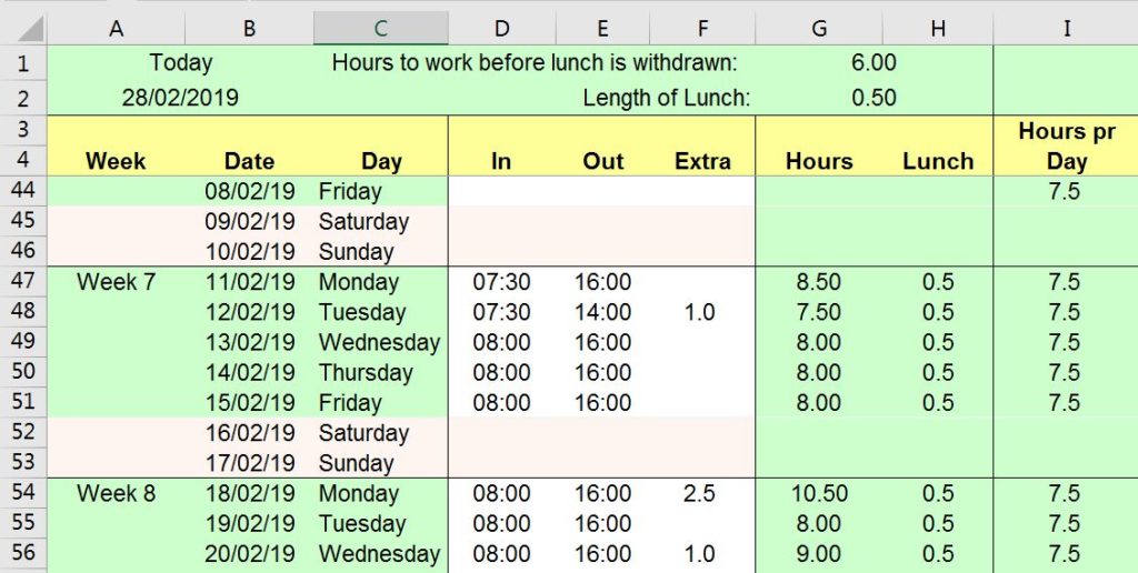 How to unhide rows in Excel